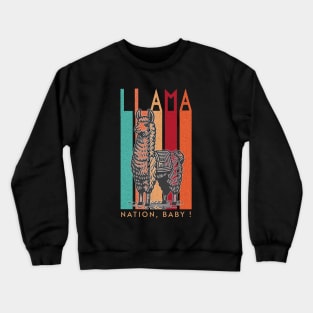 LLama Nation Crewneck Sweatshirt